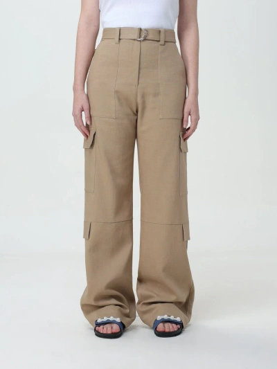 Msgm Pants  Woman Color Sand