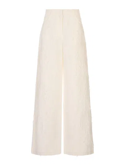 Msgm Pants In Neutral