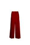 Msgm Pants In Red