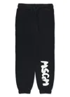 Msgm Logo-print Track Pants In Black