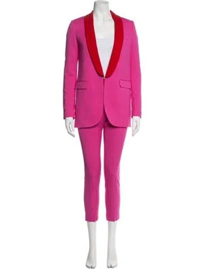 Pre-owned Msgm Pantsuit W/ Tags In Pink/red