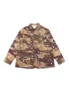 Msgm Parachute Shirt Boy In Multi