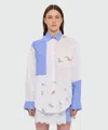 Msgm Patchwork Floral Shirt