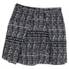 Msgm Patterned Mini A-line Skirt In Multicolor Wool In Multi