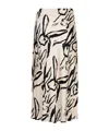 Msgm Patterned Skirt In Brown