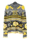 Msgm Patterned Sweater In Multi