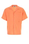 Msgm Blend Shirt With Short Sleeves And Chest Pocket