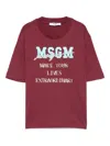 Msgm Pearl-embellished T-shirt In Black