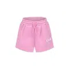 Msgm Pink Shorts For Girl With Logo In Pink