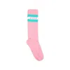 MSGM PINK SOCKS FOR GIRL WITH LOGO