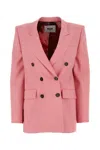 Msgm Notch Lapels Stretch Blazer