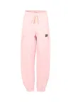 Msgm Logo-print Sweatpants In Pink