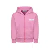 Msgm Pink Sweatshirt For Girl With Logo In Pink