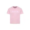 Msgm Pink T-shirt For Girl With Logo In Pink
