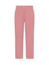 Msgm Pink Viscose Blend Pant In Pink