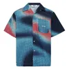 Msgm Pixel Printed Shirt In Multi