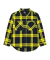 Msgm Plaid Shirt In Multi