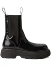 Msgm Chelsea-boots Mit Plateau In Schwarz