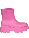 Msgm Platform Rain Boots In Pink