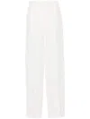 Msgm Pleat-detail Trousers In 02