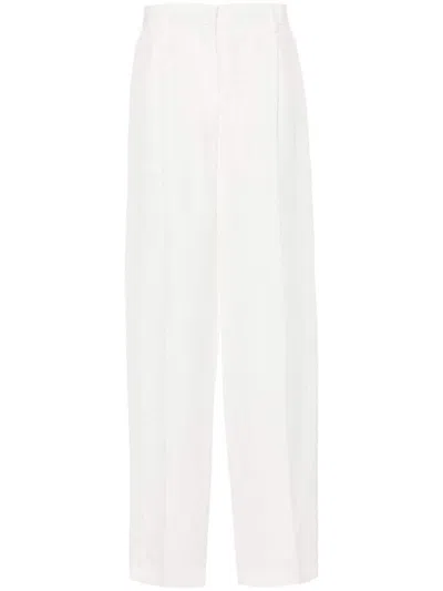 MSGM PLEAT DETAIL TROUSERS