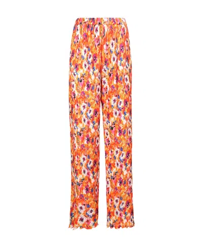 MSGM MSGM FLORAL PRINTED PLEATED PANTS