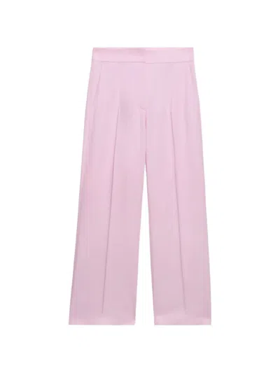 Msgm Pleated Trousers In Pink