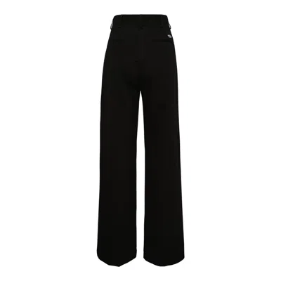 Msgm Pocket Detail Utility Pants In Black