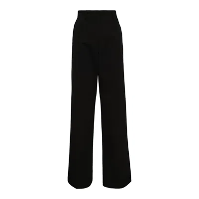 Msgm Pocket Detail Utility Pants In Black