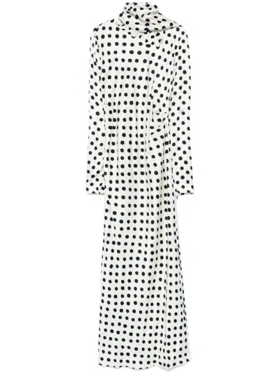 MSGM POLKA-DOT MAXI DRESS