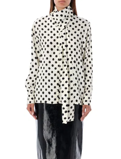 MSGM POLKA DOTS BLOUSE