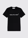 Msgm "follow The Rabbit" T-shirt In Black