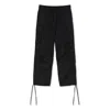 Msgm Polyester Cargo Women's Pants In Black