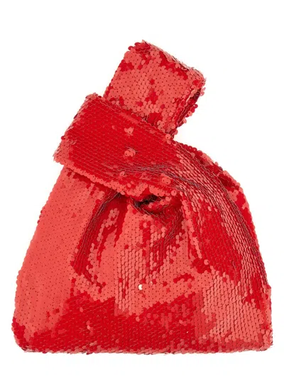 Msgm Polyester Red Handbag