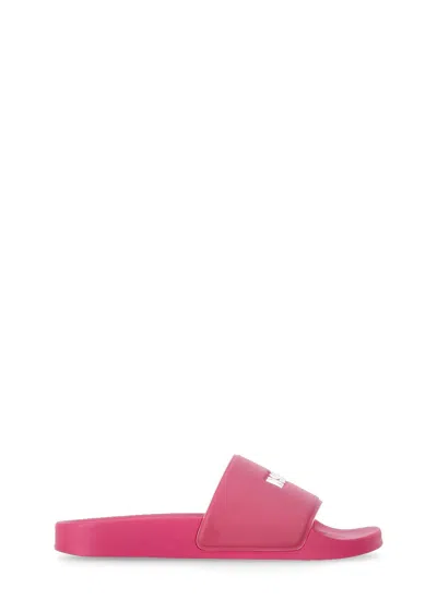 Msgm Pool Slippers In Purple