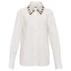 Msgm Poplin Shirt In Pink
