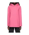 Msgm Pouch-pocket Hoodie In Pink