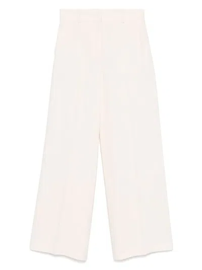 MSGM PRESSED-CREASE TROUSERS