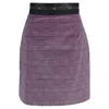 Msgm Prince Of Wales Plaid Mini A-line Skirt In Pink Wool In Pink