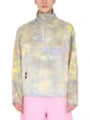Msgm Printed Anorak Jacket In Multi