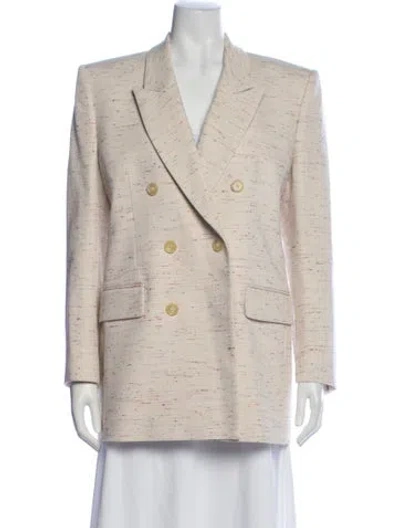 Pre-owned Msgm Printed Blazer In Neutral