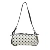 Msgm Printed Canvas Handbag In Multi