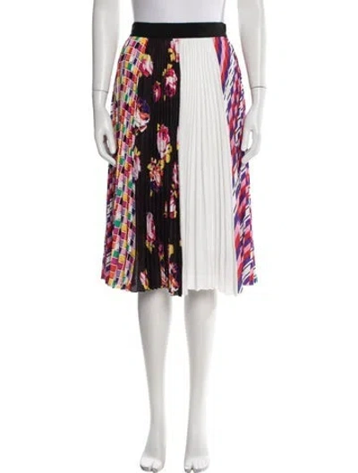 Pre-owned Msgm Printed Knee-length Skirt In Multi