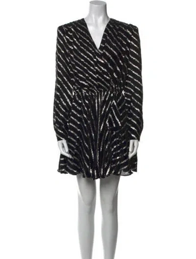 Pre-owned Msgm Printed Mini Dress In Multi