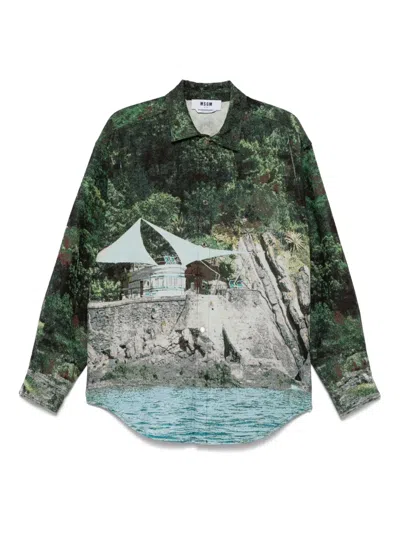 MSGM PRINTED SHIRT