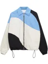 Msgm Printed Shirt Jacket In Weiss