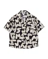 Msgm Printed Shirt In White