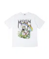 Msgm Printed Short-sleeved T-shirt In White