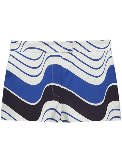 Msgm Printed Shorts In Multi