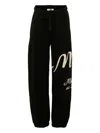 Msgm Black Trousers For Boy With Logo In Black